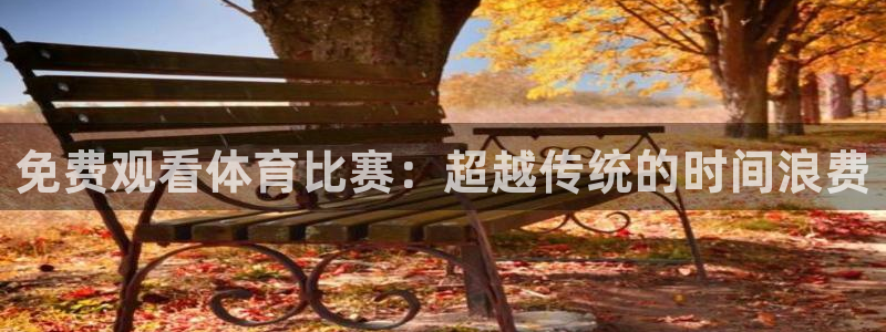 免费观看体育比赛：超越传统的时间浪费