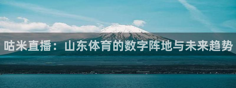 咕米直播：山东体育的数字阵地与未来趋势