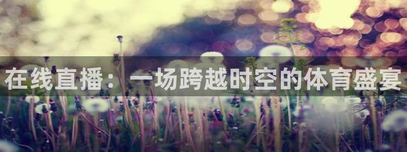 在线直播：一场跨越时空的体育盛宴