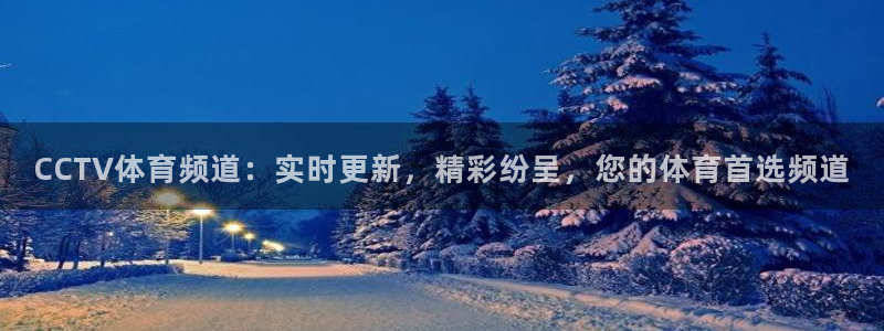 CCTV体育频道：实时更新，精彩纷呈，您的体育首选频道